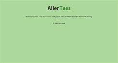 Desktop Screenshot of alientees.com